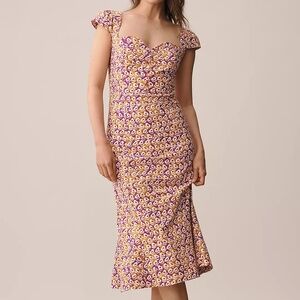 Anthropologie Maeve The Cecily Fit & Flare Sweetheart Dress NWT